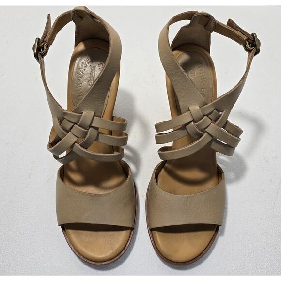 Kork Ease Adelaide Leather Cork Wedge Sandals K36402 Womens size 6 EUC - Picture 2 of 9